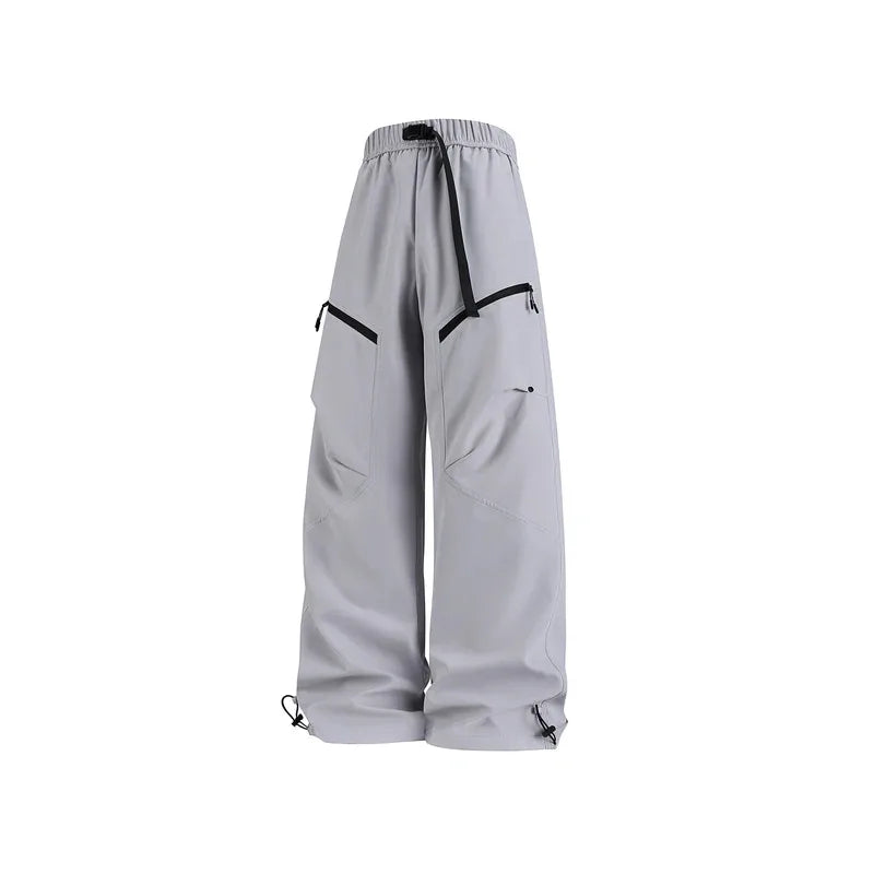 Thin workwear pants for men 2025 new style summer loose straight-leg men's pants wide-leg casual pants