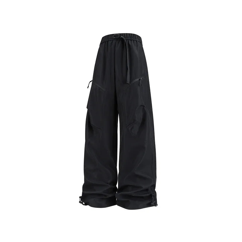 Thin workwear pants for men 2025 new style summer loose straight-leg men's pants wide-leg casual pants