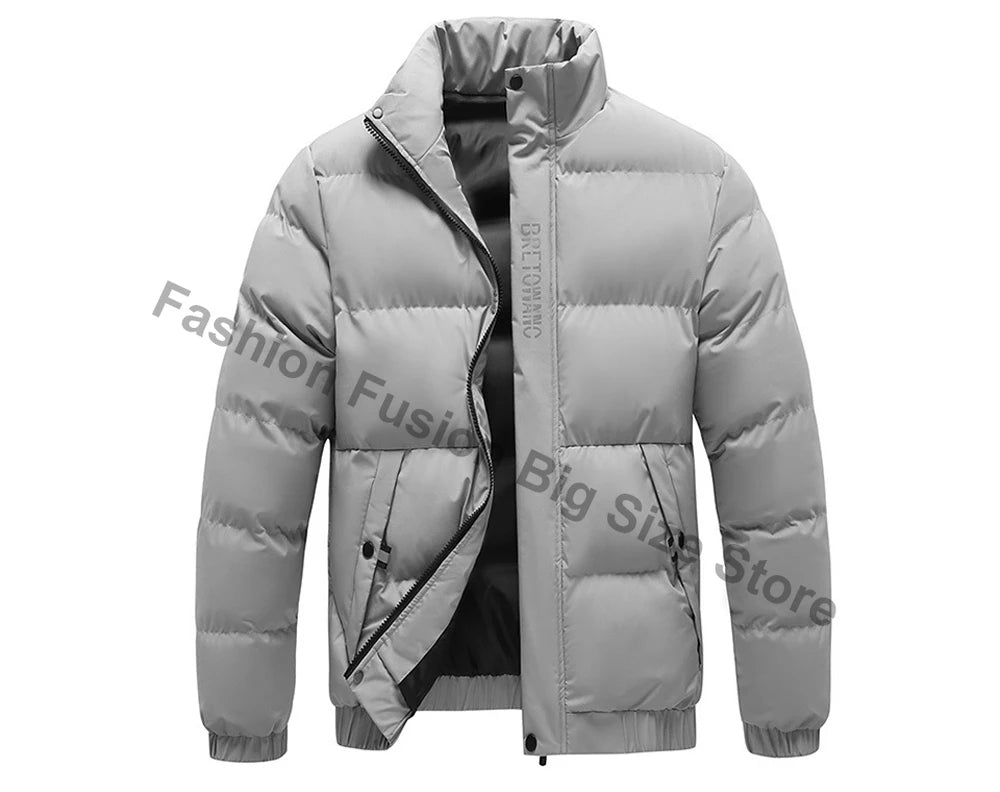 Winter Men's Jacket Fashion Men Thermal Parkas Coats Casual Classic Outwear Windbreaker Warm Padded Jackets Men Clothing