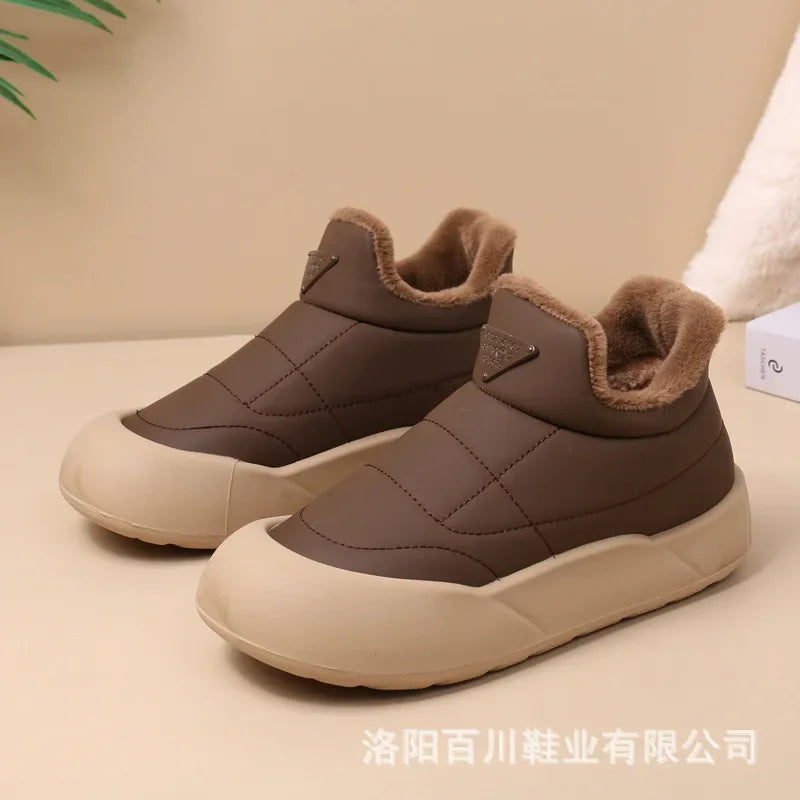 Winter Snow Boots for Women Fashion Women's Cotton Shoes Warm Waterproof Non-slip Women's Snow Boots Botas Mujer 2024 Tendencia