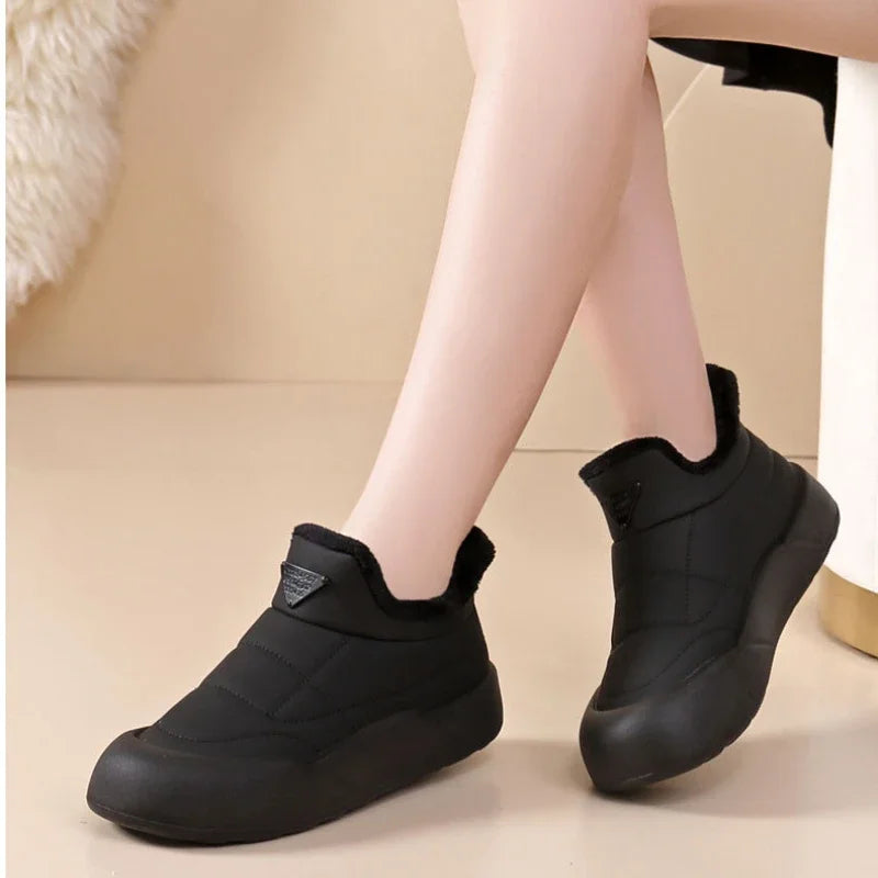 Winter Snow Boots for Women Fashion Women's Cotton Shoes Warm Waterproof Non-slip Women's Snow Boots Botas Mujer 2024 Tendencia