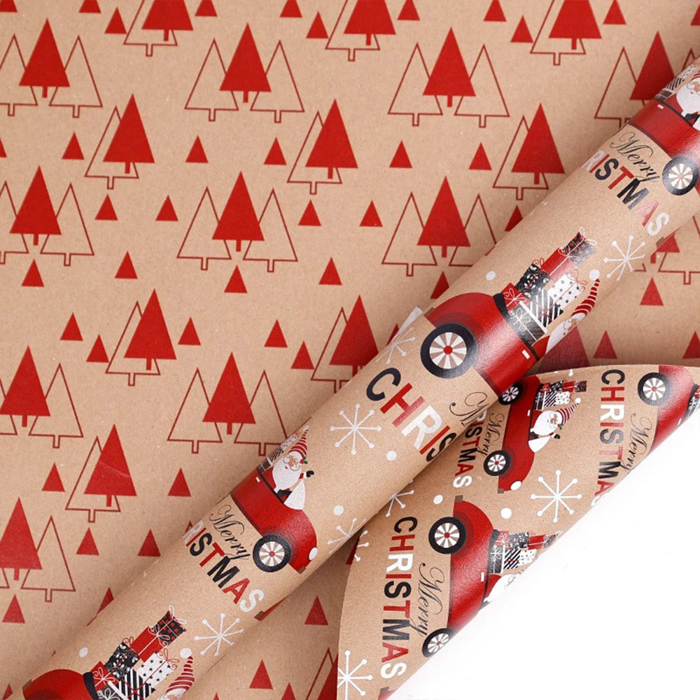 Festive Handmade Gift Wrap for Christmas