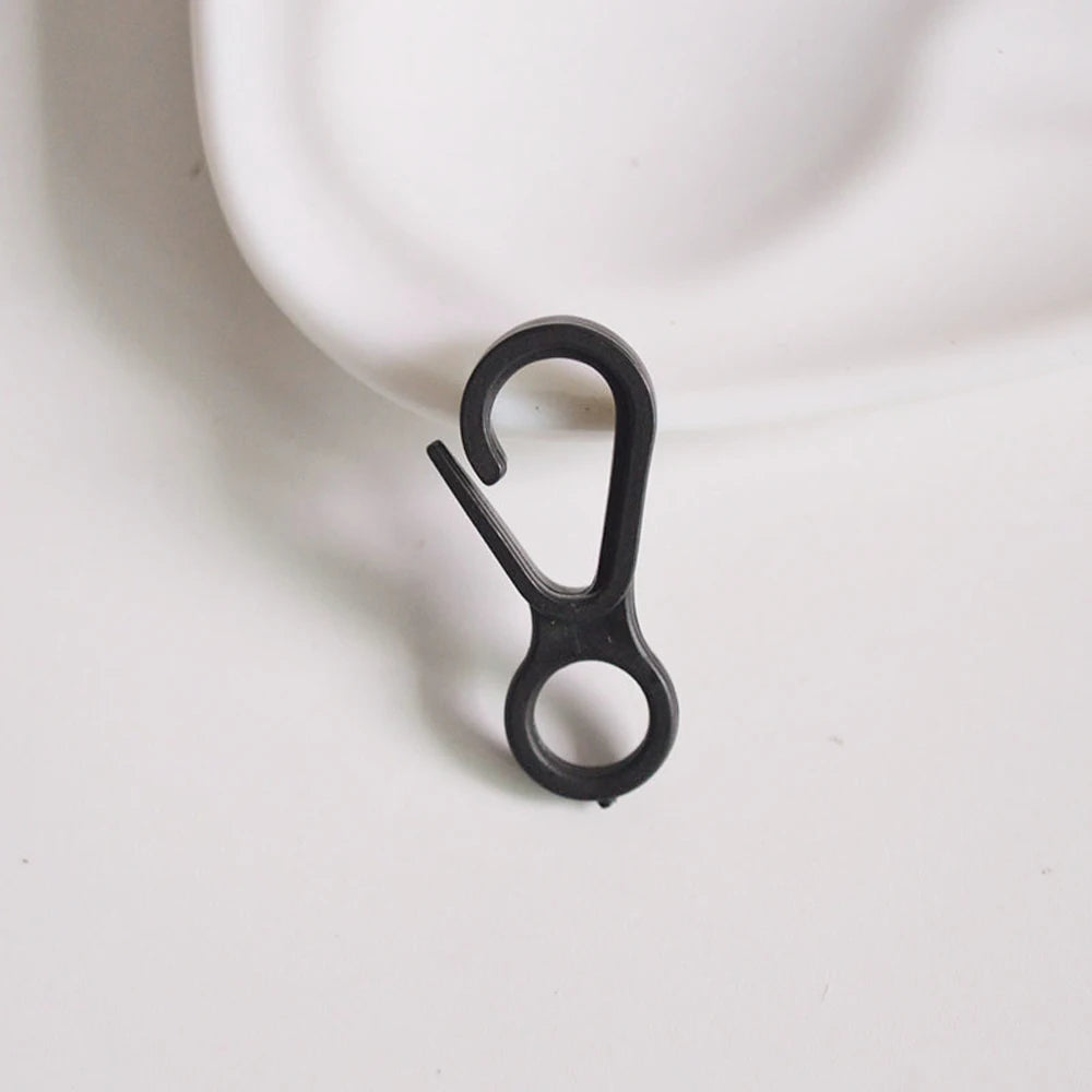 Jewelry Accessories 8-Shaped Keychain Glasses Chain Buckle Small Carabiner Snap Anti-lost Rope Hook Plastic Buckle