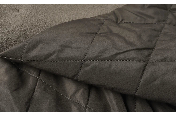 Winter Thi Woolen Navy Peacoat Outdoor Windproof Warm Inner Wool Coat Heavy Du Youth Faion Workwear Military Sle Coat