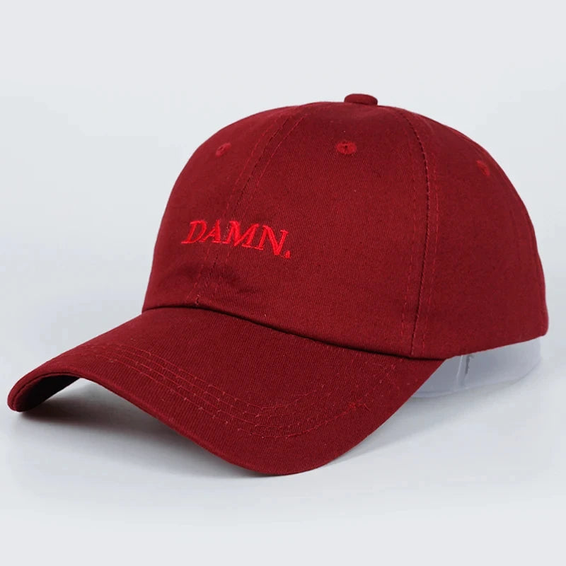 DAMN-Embroidered Hats for Men and Women, Hip Hop, ShinCharacter Lamar, Unstructured , Baseball Cap.