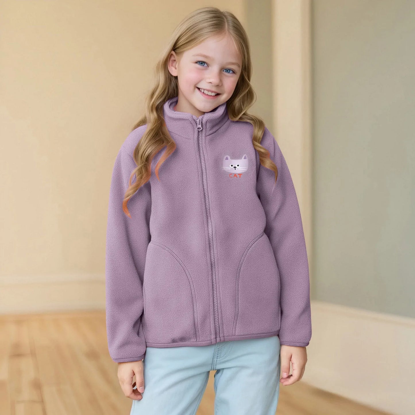 Winter Fashion Coat For Girl Toddler Fleece Jacket Kids Lightweight Outerwear Boys Girls Long Sleeve Fall Trendy Overcoat 2025