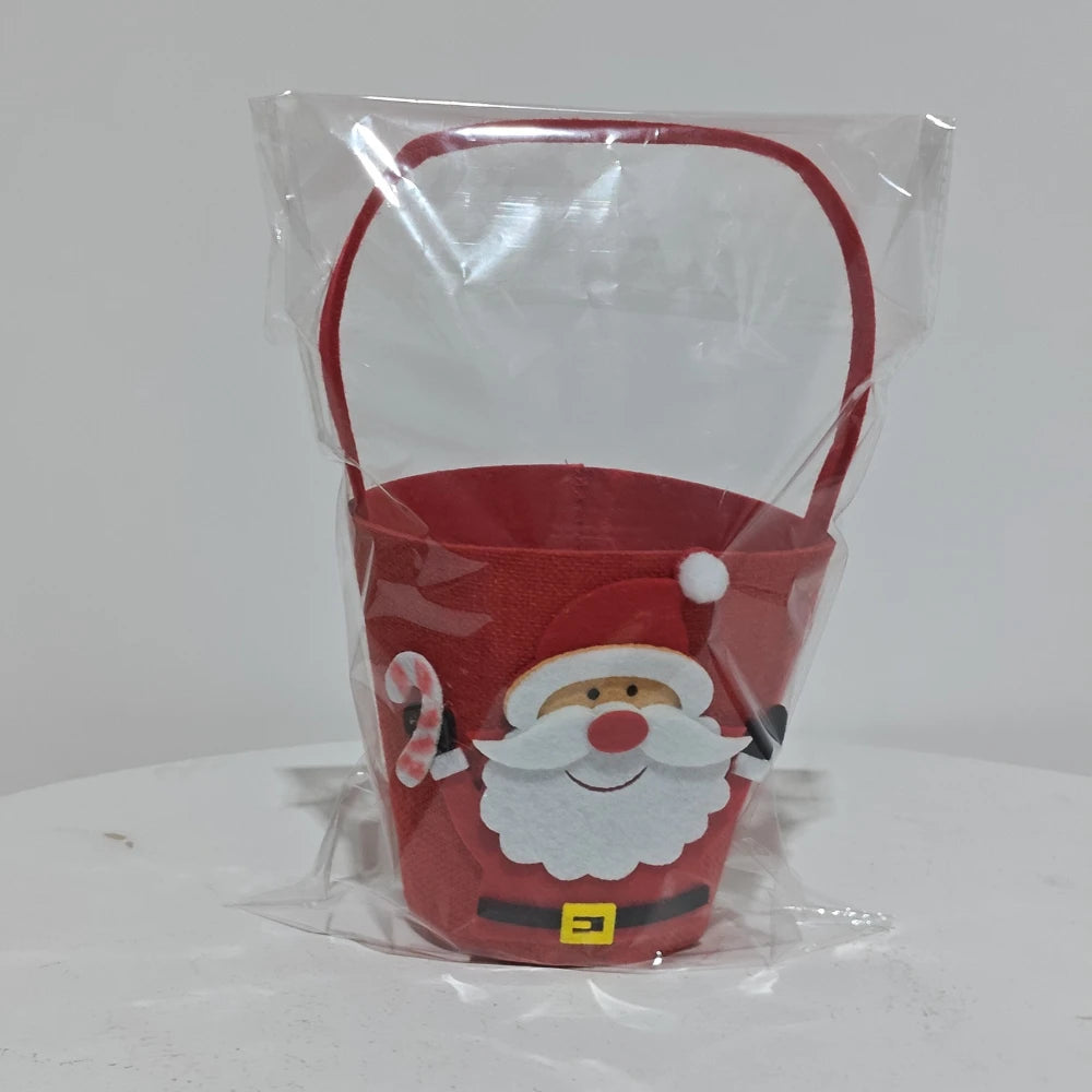 Christmas Gifts Bags Cute Santa Snowman ELK Storage Bags Chocolate Cookies Candy Bags for Christmas Birthday Party Decorations