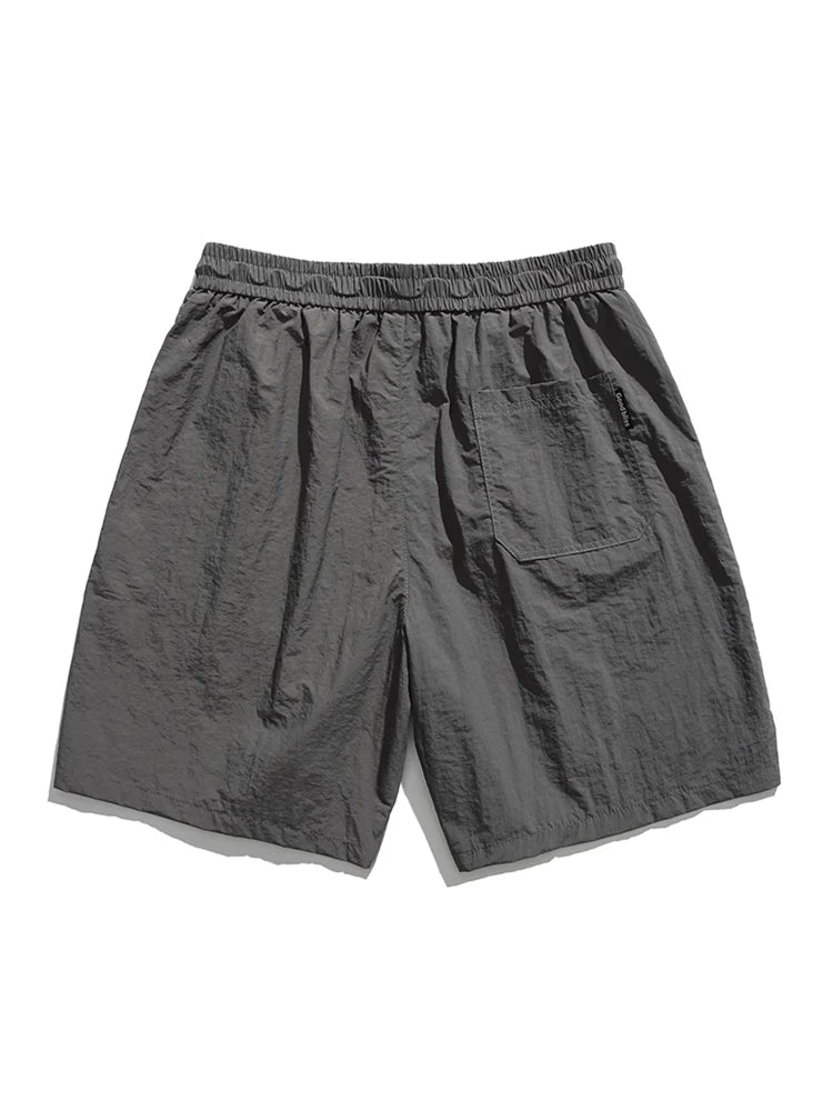 Youwenlu Men's Workwear orts Summer Trendy Loose American Sle Casual Straight Leg Wide Leg Sports Five-Quarter Pants