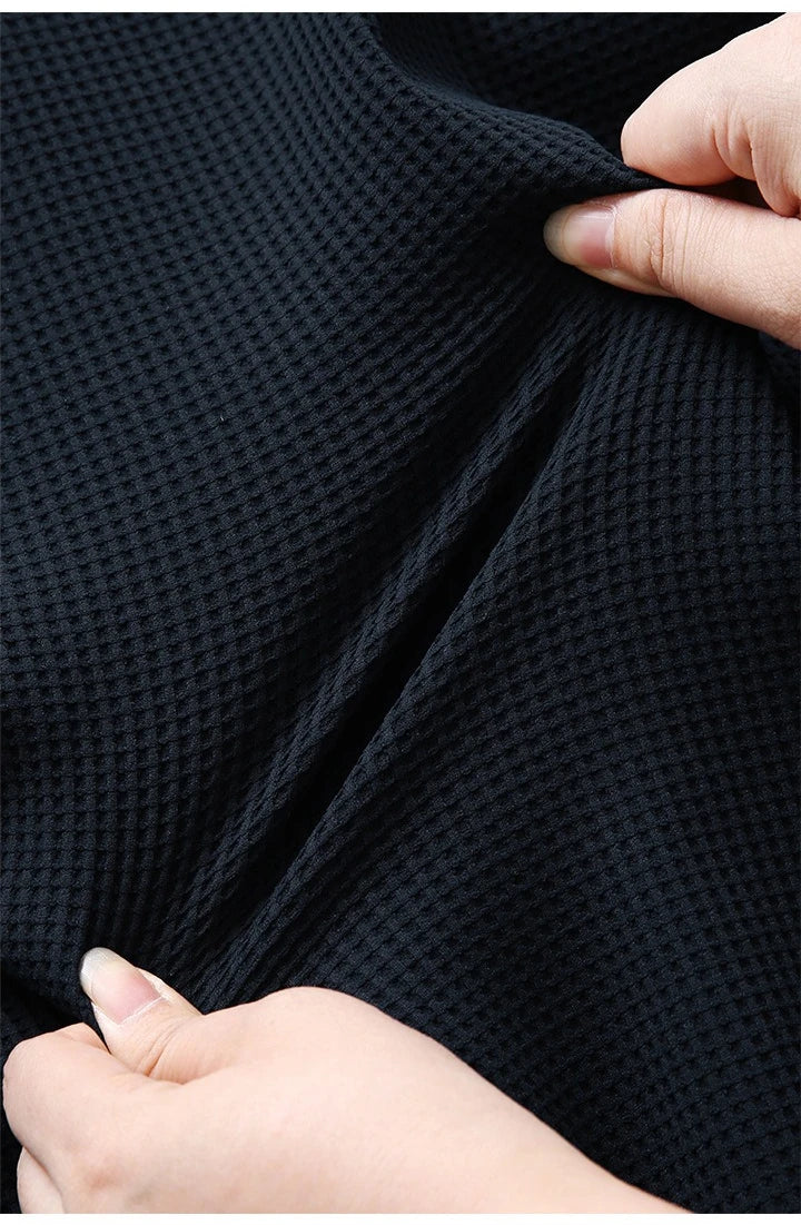 Men's Casual Trousers - New Loose Fit Workwear with Fleece Lining, Available in Various Sizes and Colors"