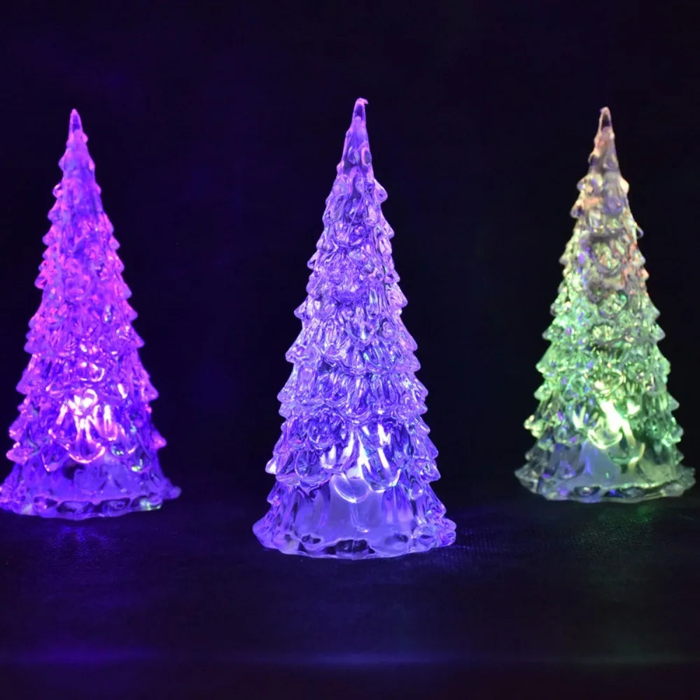 LED Glowing Christmas Tree Light Festive Table Decor