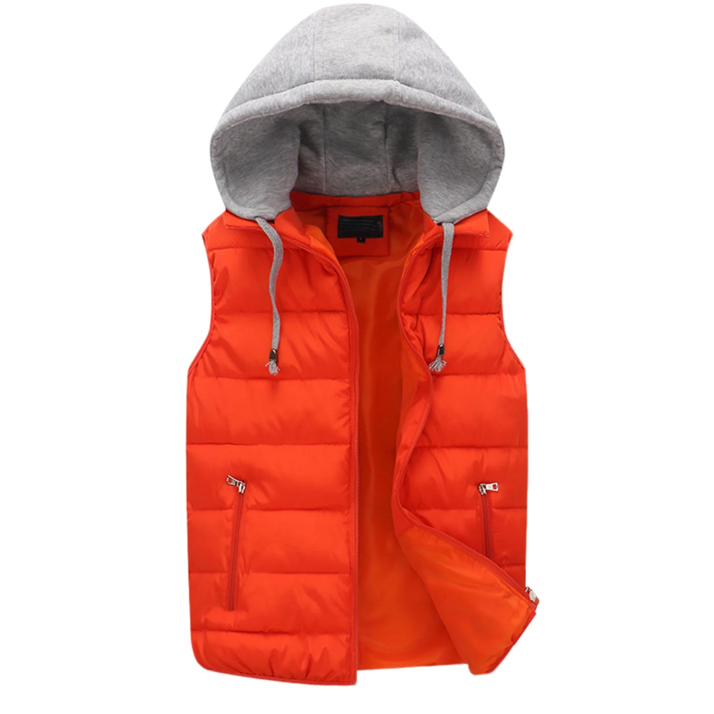 Winter Men'S Comfortable Casual And Fashionable Down Cotton Outdoor Vest Windproof And Warm Coat Suitable For Daily Wear