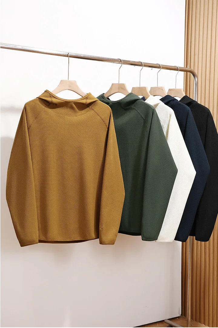 Men's Casual Trousers - New Loose Fit Workwear with Fleece Lining, Available in Various Sizes and Colors"