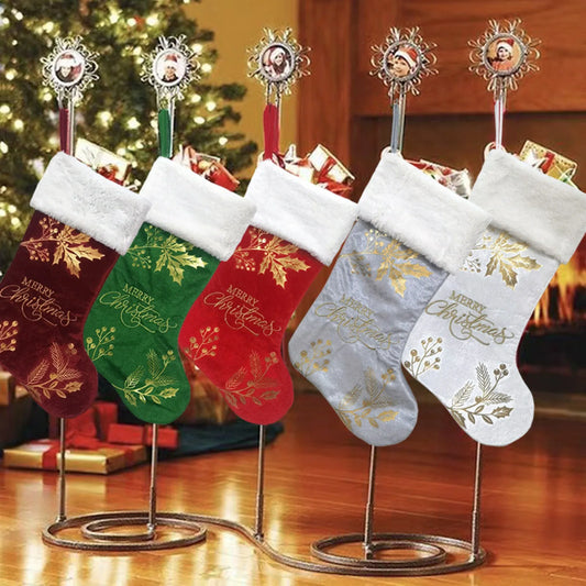 Christmas Decoration Christmas Socks Ornaments Pendant Small Boots Children New Year Candy Bag Gift Fireplace Tree Jewelry