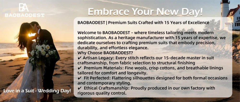 Wedding Suits for Men SuitWedding Birthday Striped Solid ColorLong Sleeve Spring Autumn Suit Top Coat Fashion Casual Comfortable