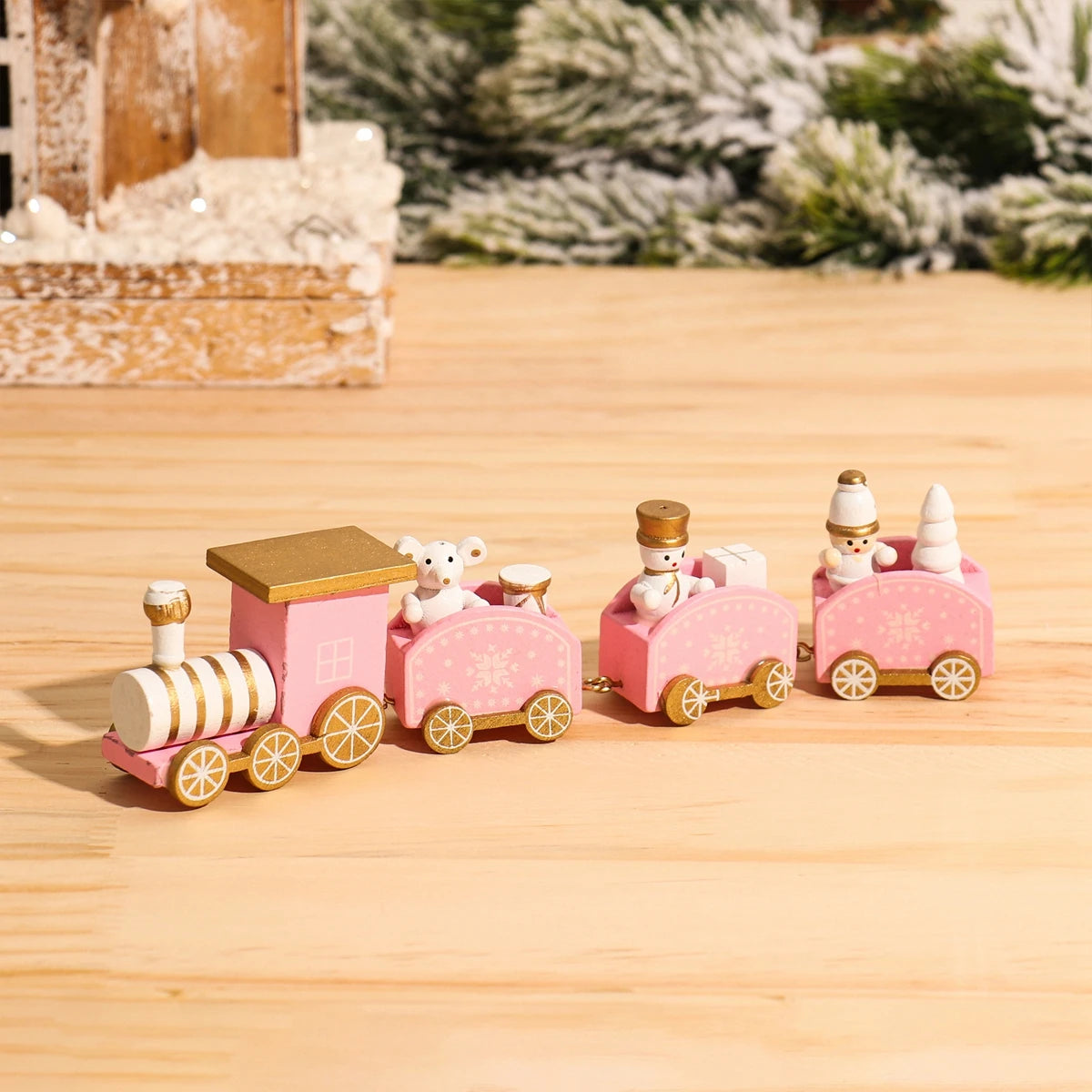 Christmas Decorations for Home Cristmas Ornament Christmas Train Merry  Xmas Navidad Noel Gifts Happy New Year