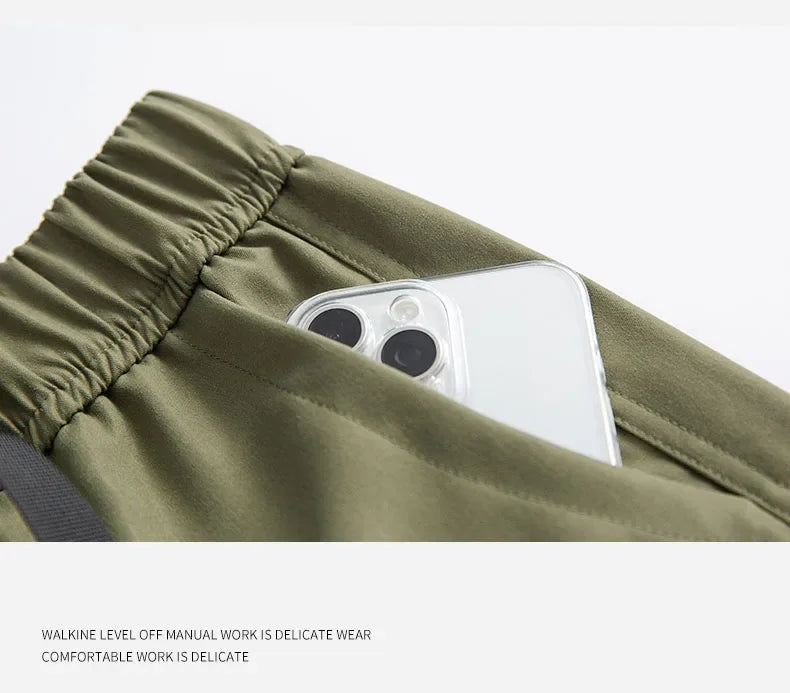 Thin workwear pants for men 2025 new style summer loose straight-leg men's pants wide-leg casual pants