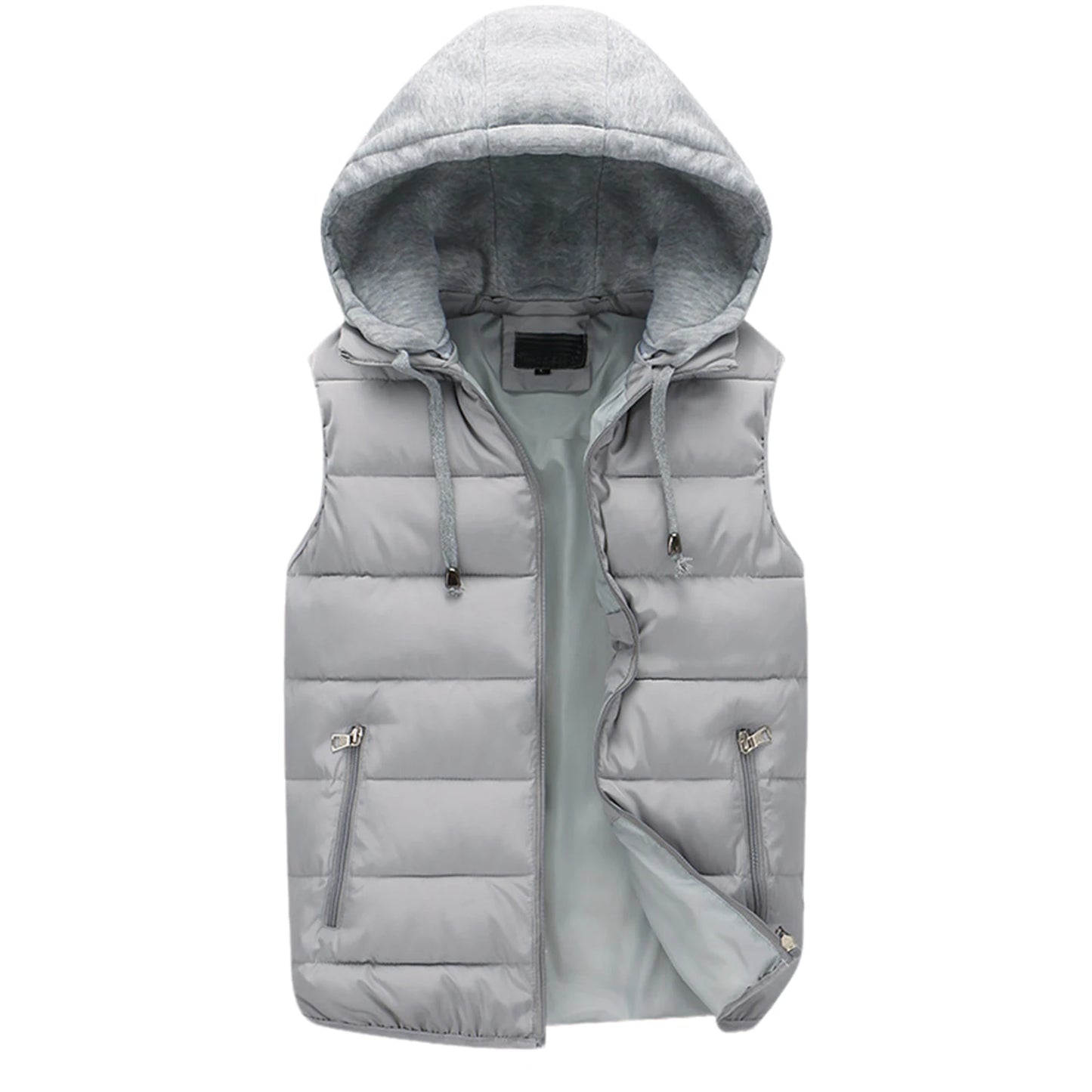 Winter Men'S Comfortable Casual And Fashionable Down Cotton Outdoor Vest Windproof And Warm Coat Suitable For Daily Wear
