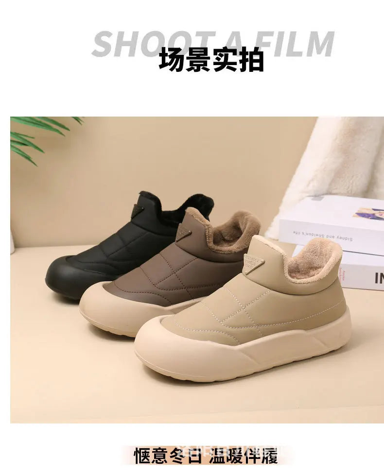 Winter Snow Boots for Women Fashion Women's Cotton Shoes Warm Waterproof Non-slip Women's Snow Boots Botas Mujer 2024 Tendencia