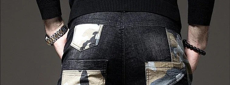 Trousers Jeans for Work Wear White Men Man Cowboy Pants with Print Y2k Vintage Xs Washed 2025 Trend Goth Classic Luxury Retro