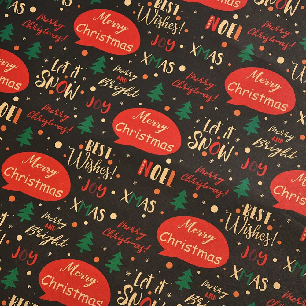 DIY Christmas & New Year Craft Wrapping Paper12q`1