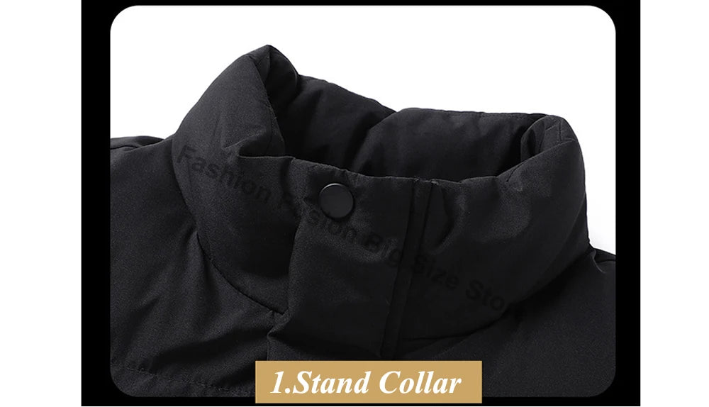 Winter Men's Jacket Fashion Men Thermal Parkas Coats Casual Classic Outwear Windbreaker Warm Padded Jackets Men Clothing