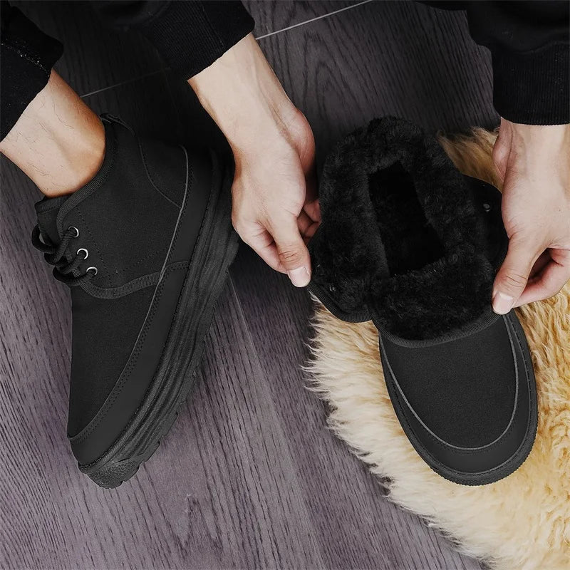Men's Winter Warm Snow Boots Are Fashionable Versatile Anti Slip Comfortable and A Must-have for Winter Outings