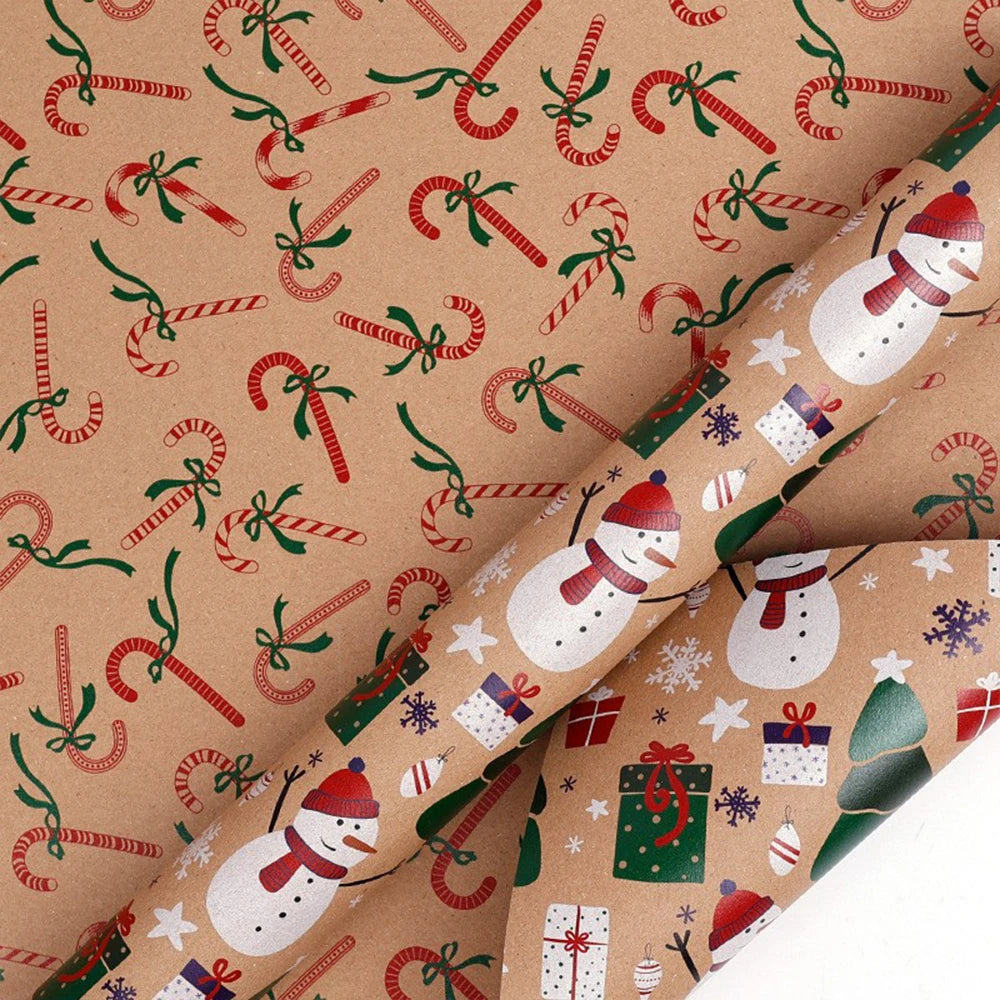 Festive Handmade Gift Wrap for Christmas
