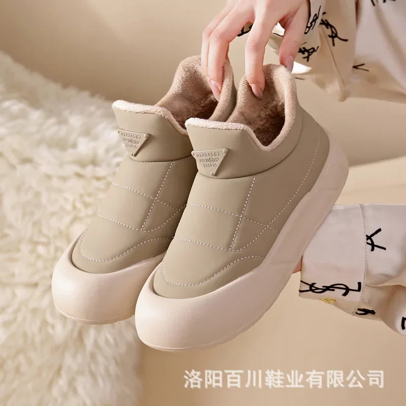 Winter Snow Boots for Women Fashion Women's Cotton Shoes Warm Waterproof Non-slip Women's Snow Boots Botas Mujer 2024 Tendencia