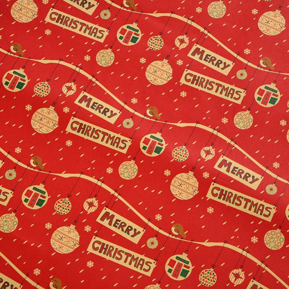 DIY Christmas & New Year Craft Wrapping Paper12q`1
