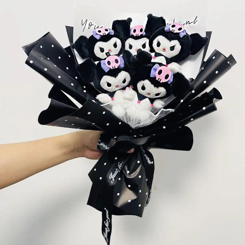 Christmas Giftsanime character kitty cat Plush Bouquet Birthday Present for Girl Friend Besties Thanksgiving Gift Cartoon Kawaii