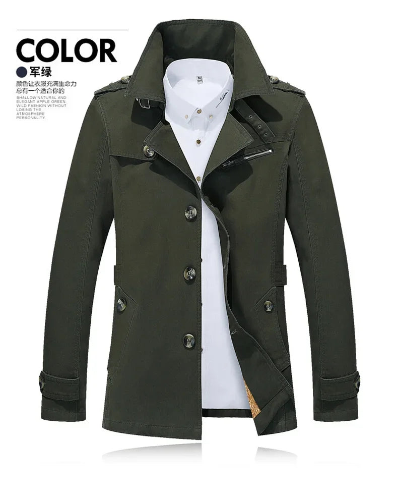 Winter Fashion Windbreaker Coat for Men Outdoor Casual Vintage Streetwear High Quality Thickened Warm Men Cotton Jacket Hot Sale