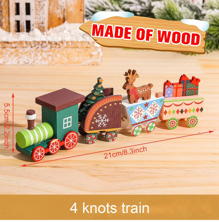Christmas Decorations for Home Cristmas Ornament Christmas Train Merry  Xmas Navidad Noel Gifts Happy New Year