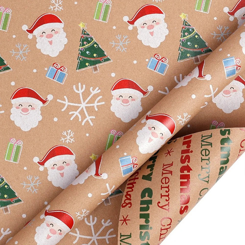 Festive Handmade Gift Wrap for Christmas