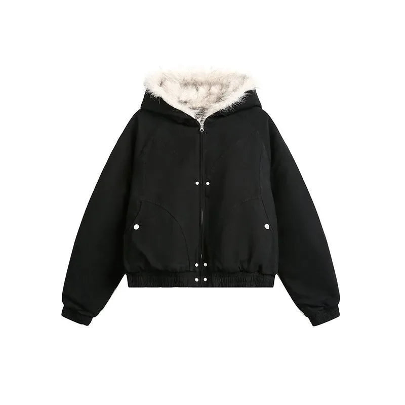 Winter Coat 2025 Warm Loose Fleece Jacket Trendy