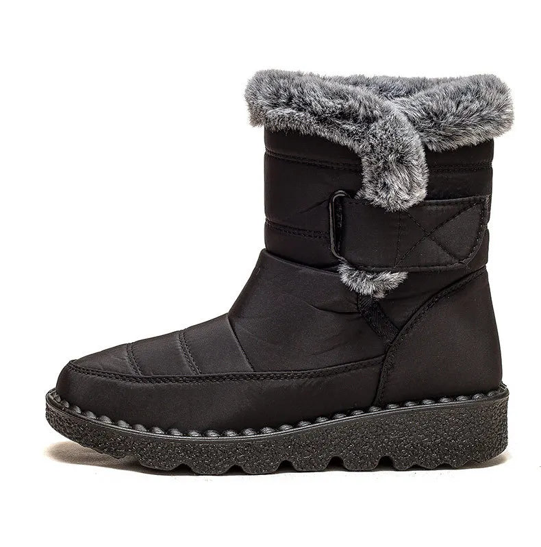 Women's Boots Fashion Winter Boots With Super Warm Fur Botas Mujer 2025 Winter Shoes Woman Snow Boots Elegant Woman Heeled Shoes