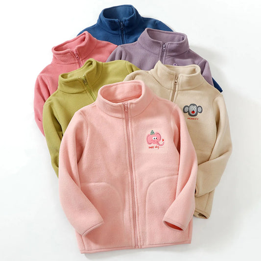 Winter Fashion Coat For Girl Toddler Fleece Jacket Kids Lightweight Outerwear Boys Girls Long Sleeve Fall Trendy Overcoat 2025