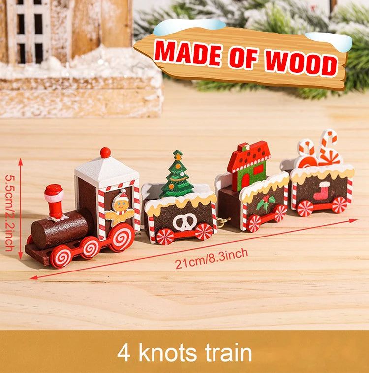 Christmas Decorations for Home Cristmas Ornament Christmas Train Merry  Xmas Navidad Noel Gifts Happy New Year