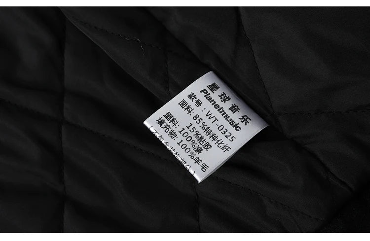 Winter Thi Woolen Navy Peacoat Outdoor Windproof Warm Inner Wool Coat Heavy Du Youth Faion Workwear Military Sle Coat