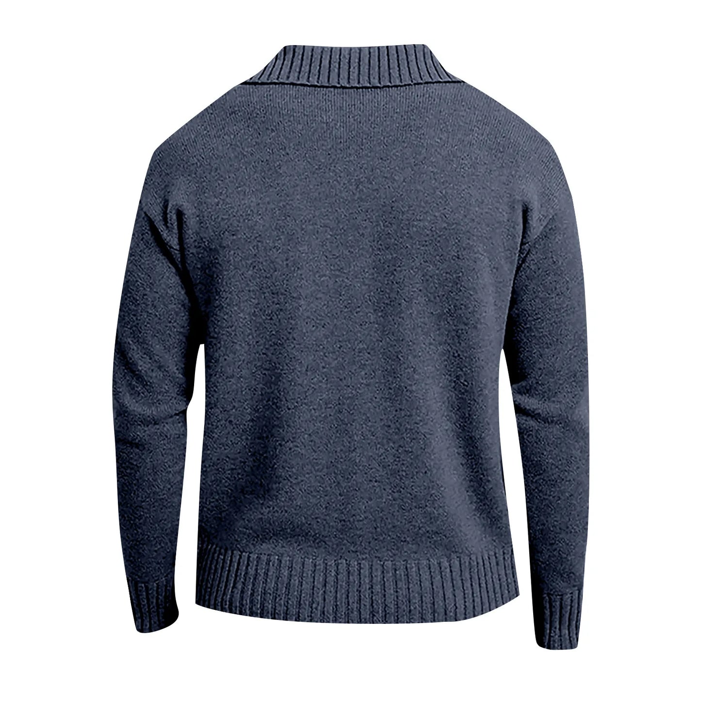 Winter Men'S Knitted Sweater Casual Coat Fashion Loose Cardigan Warm  Jacket Sweater  Stand Collar Knitting Coat Autumn