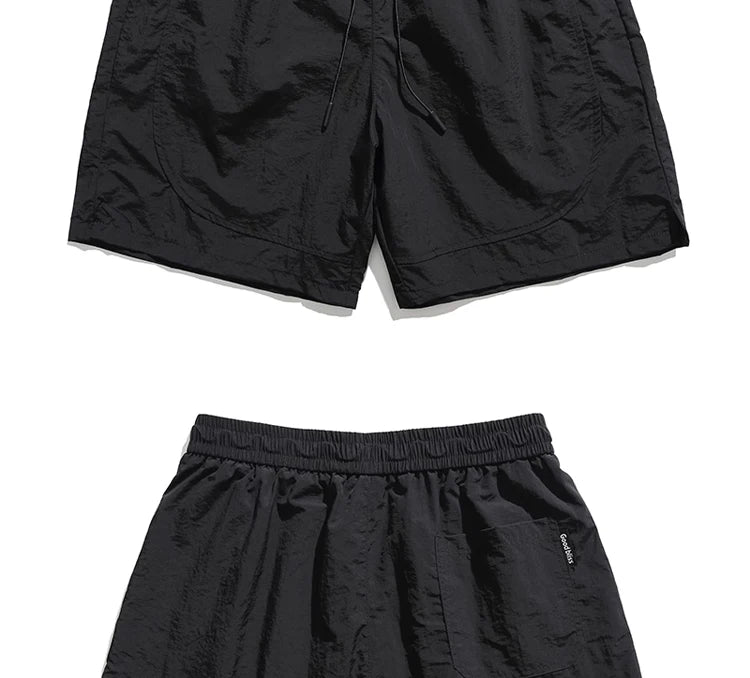 Youwenlu Men's Workwear orts Summer Trendy Loose American Sle Casual Straight Leg Wide Leg Sports Five-Quarter Pants