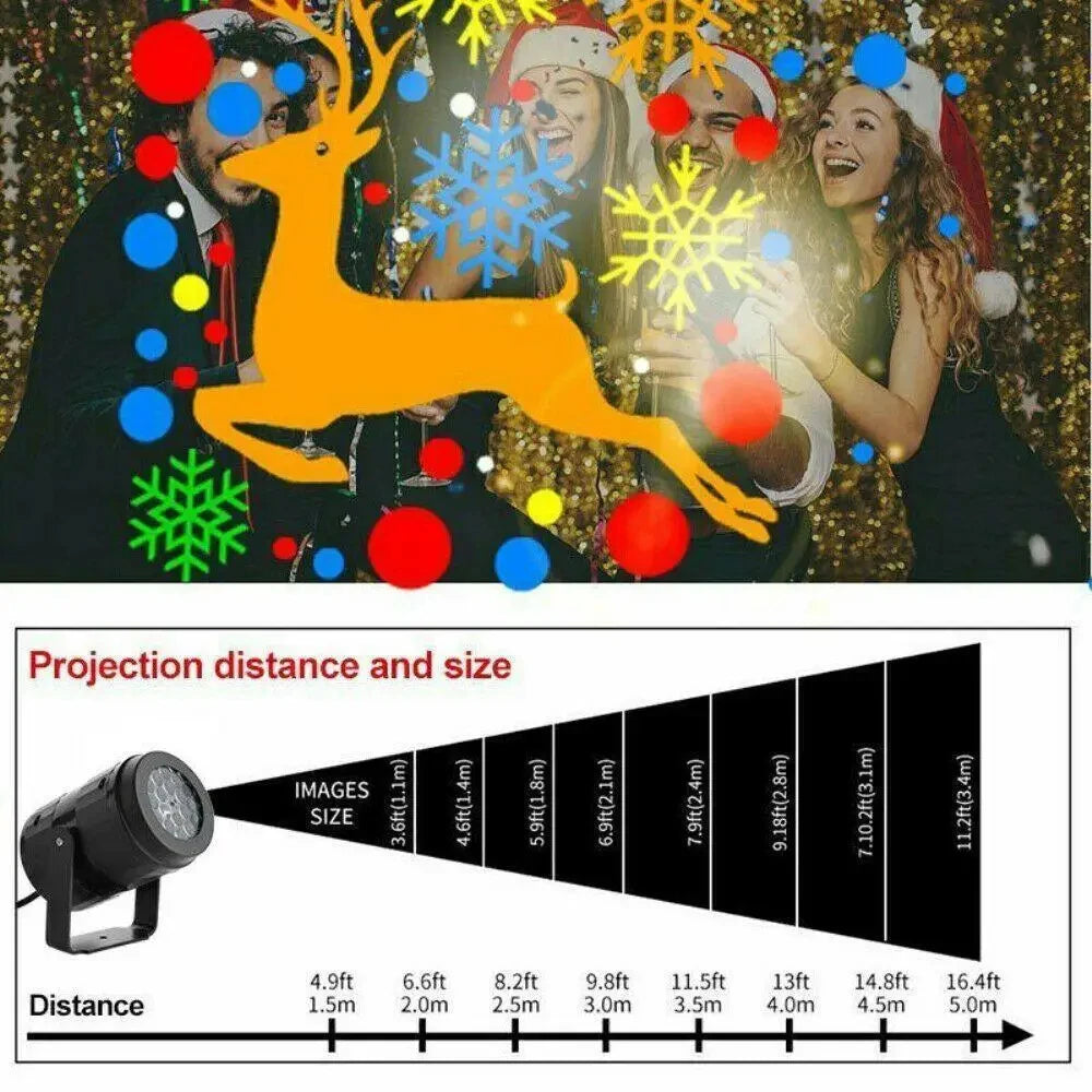 Fairy LED Projector Light for Xmas Party & Home Decor