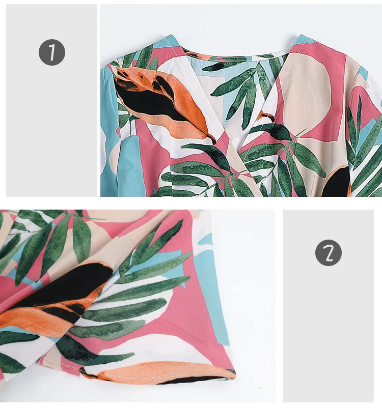 Family Matching Outfits Summer Beach Mother Daughter  Dresses Dad Son T-shirt & Shorts Family Look Couple Matching Outfit