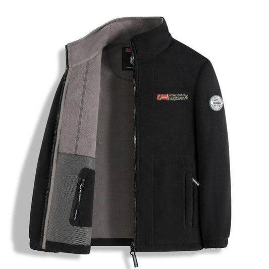 Men Winter Jacket New Arrival Polar Fleece Outwear Thick Fleece Lined Outdoor Man Autumn Jacket Coat
