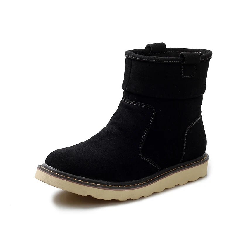 Winter Hot Casual Warm Boots, Fashionable and Versatile Simple and Fashionable for Outdoor Walks Classic Fashionable Men's Boots