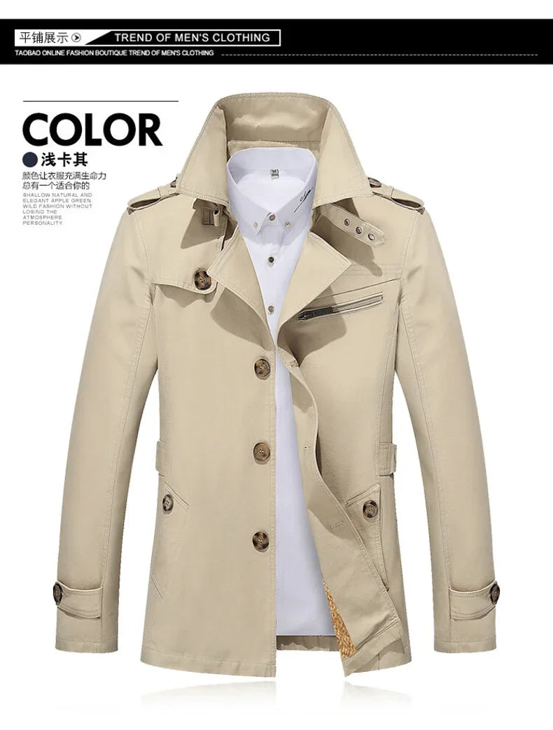 Winter Fashion Windbreaker Coat for Men Outdoor Casual Vintage Streetwear High Quality Thickened Warm Men Cotton Jacket Hot Sale