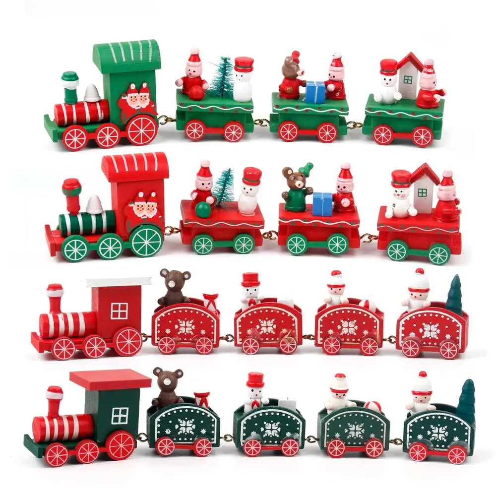 Christmas Decorations for Home Cristmas Ornament Christmas Train Merry  Xmas Navidad Noel Gifts Happy New Year