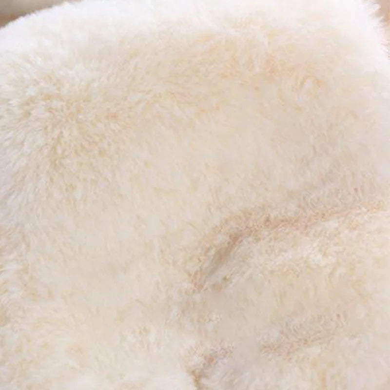 Girls' Winter Clothes Soft Cozy Fleece Hooded Coat Faux Fur Thicken Warm Girl Coat With Cute Ears Thick Warm Outwear Overcoat