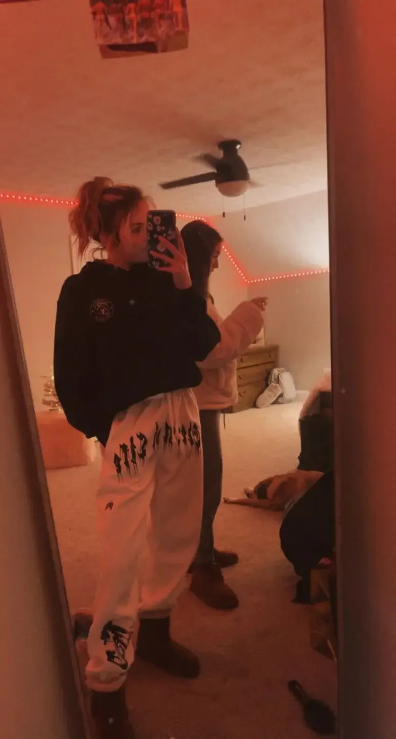 2024 European and American Men's New Year Wear Sports Pants Casual Sports Training Pants Men's Gym Pants