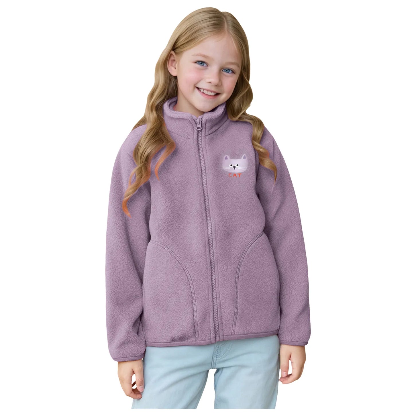 Winter Fashion Coat For Girl Toddler Fleece Jacket Kids Lightweight Outerwear Boys Girls Long Sleeve Fall Trendy Overcoat 2025