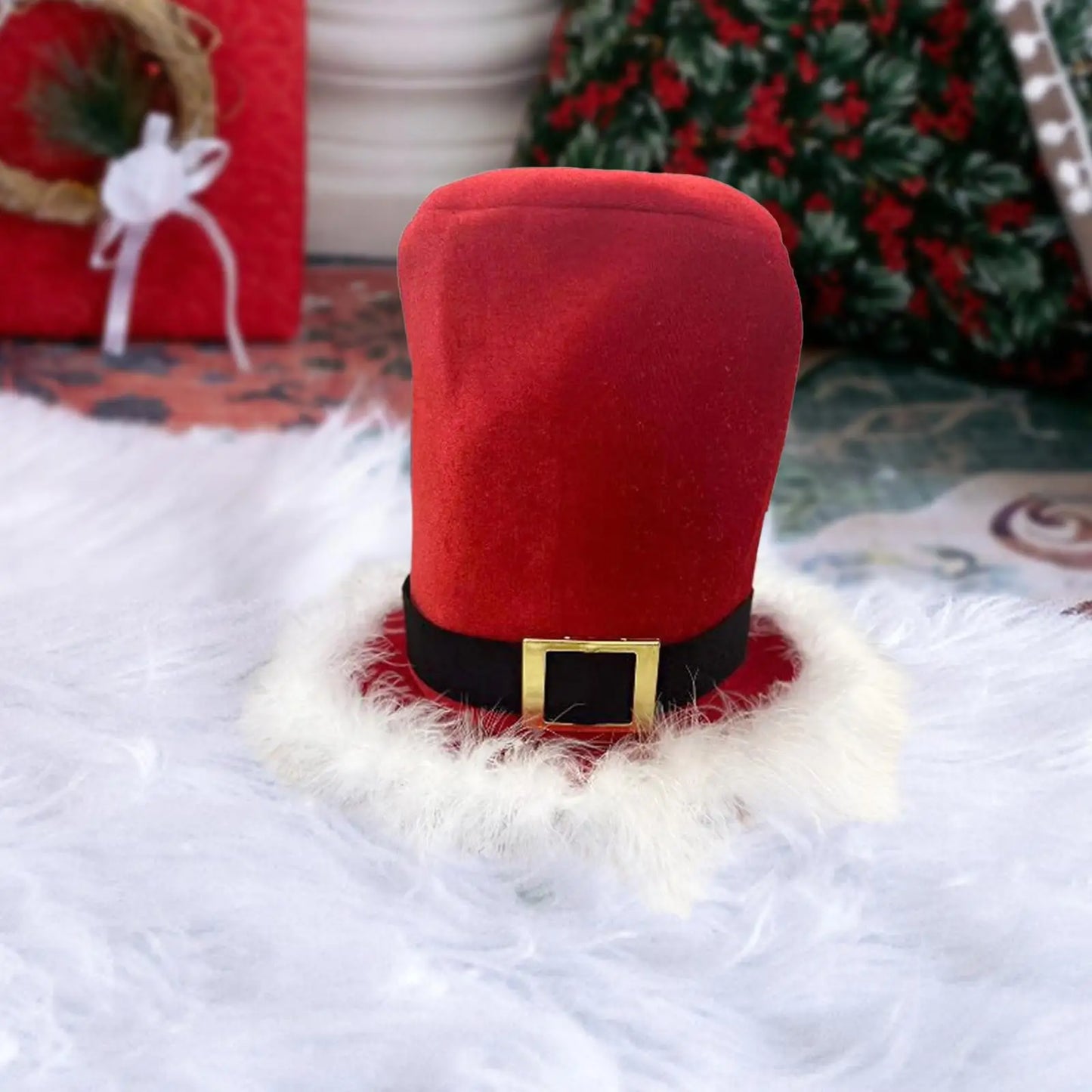Christmas Top Hat Men Women Decor Funny Hats Creative Comfortable Santa Hat for Dress up Props Party Supplies Cosplay Holidays